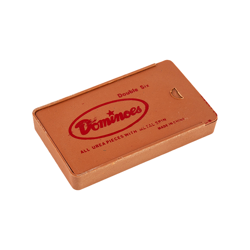 Mini double seks dominoer i plastboks