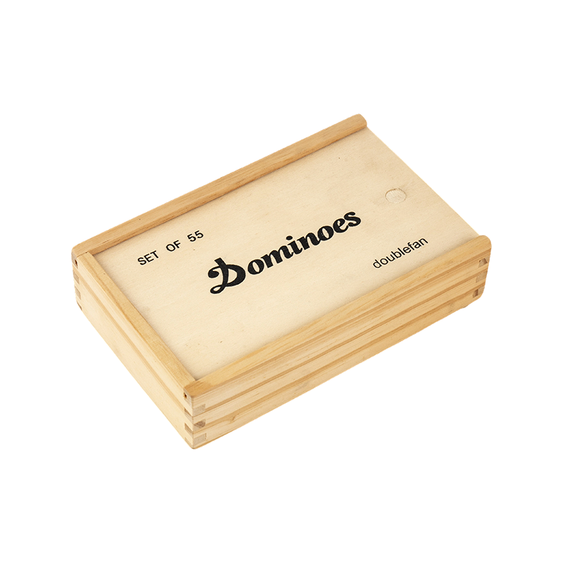 Original tre dobbelt ni treboks dominoer